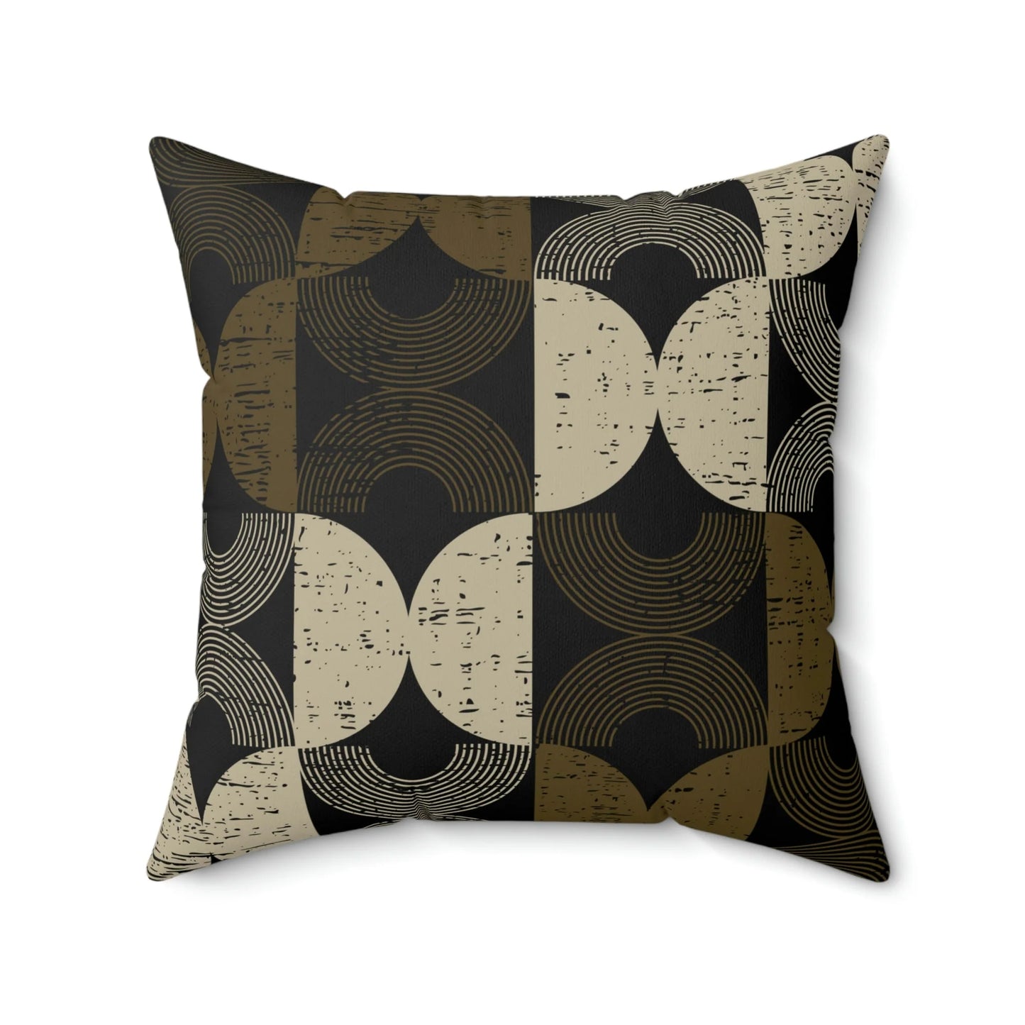 Premium Faux Suede Square Pillow REINA from Minimal by Queennoble