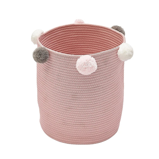 Decorative Nursery Storage Basket for Kids Baby Toys Large Storage Kids Baby Home Organizer Dirty Clothes Laundry Hamper