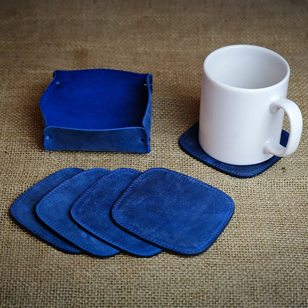 Kurtuba- Genuine Leather Luxury Coasters